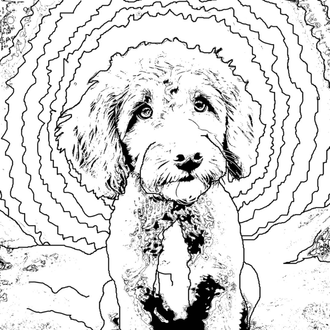 Lucy at Dream Portal Coloring Page